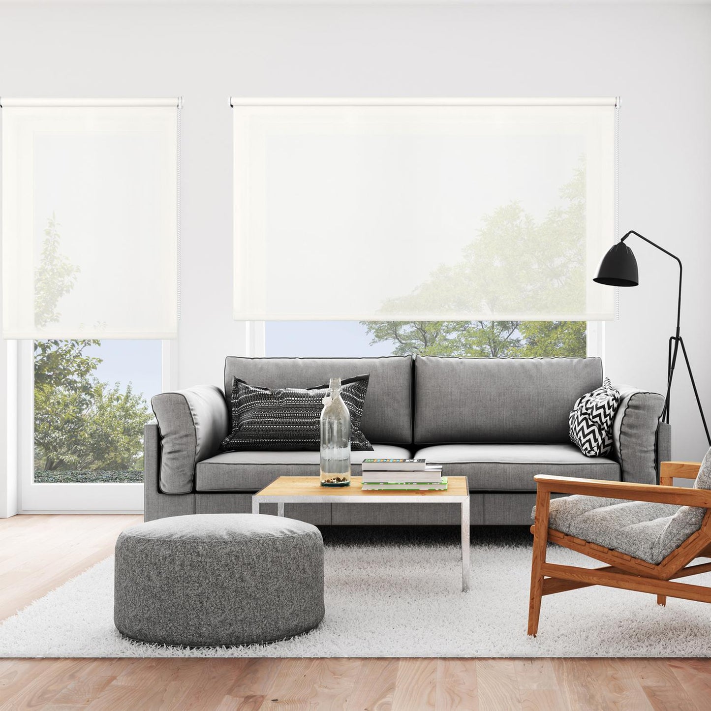 Persiana Enrollable Traslúcida Roll-up 120cmx180cm