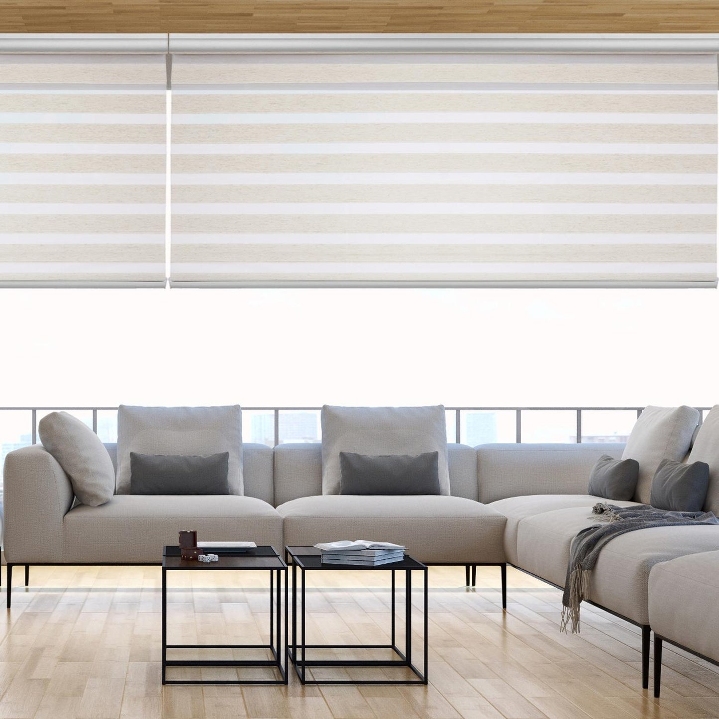 Persiana Enrollable Noche & Día Premium 100cmx250cm