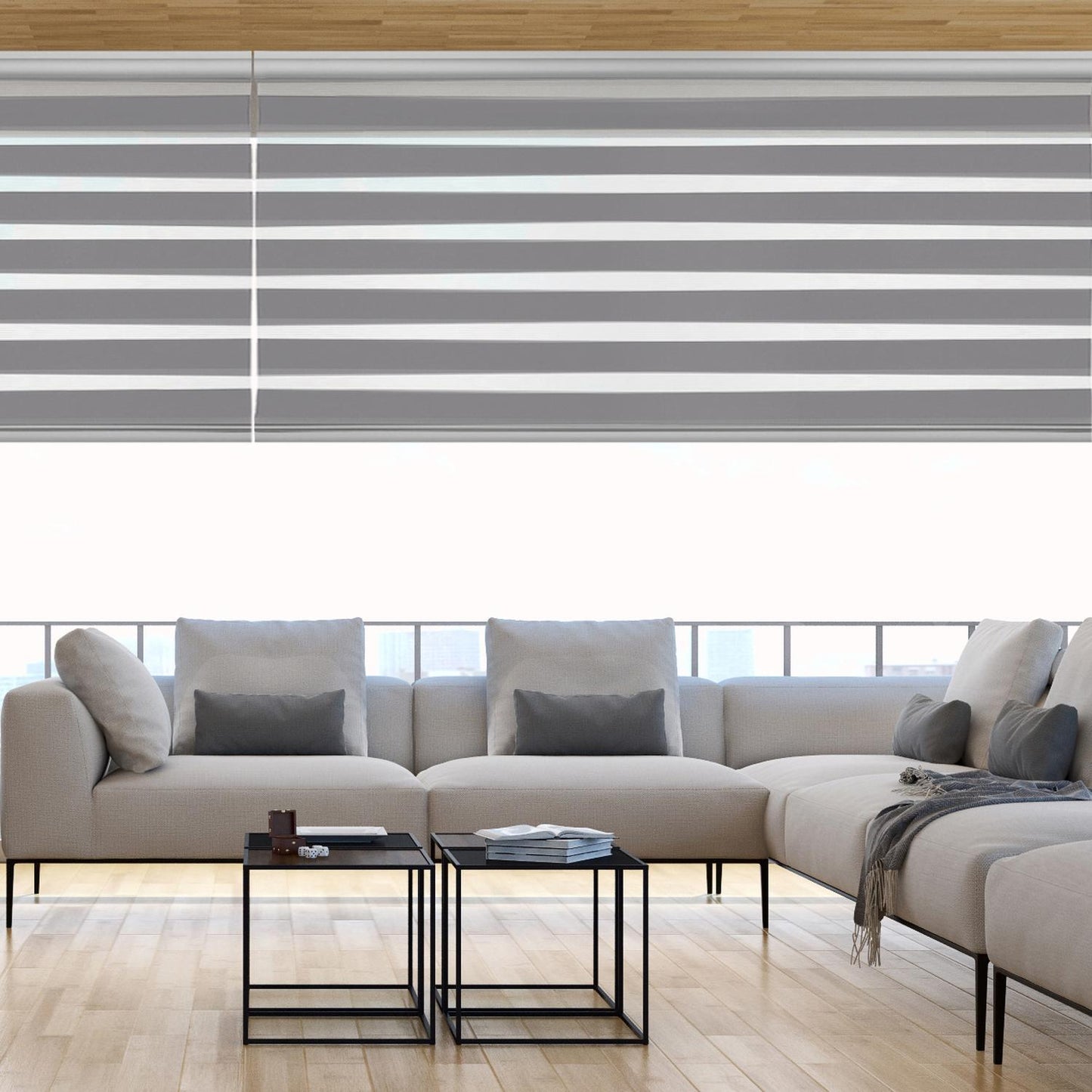 Persiana Enrollable Noche & Día Premium 100cmx250cm